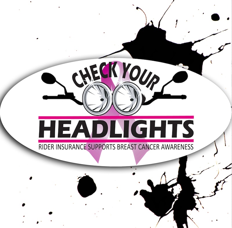 Breast Cancer Awareness Campaign Check Your Headlights Magnet