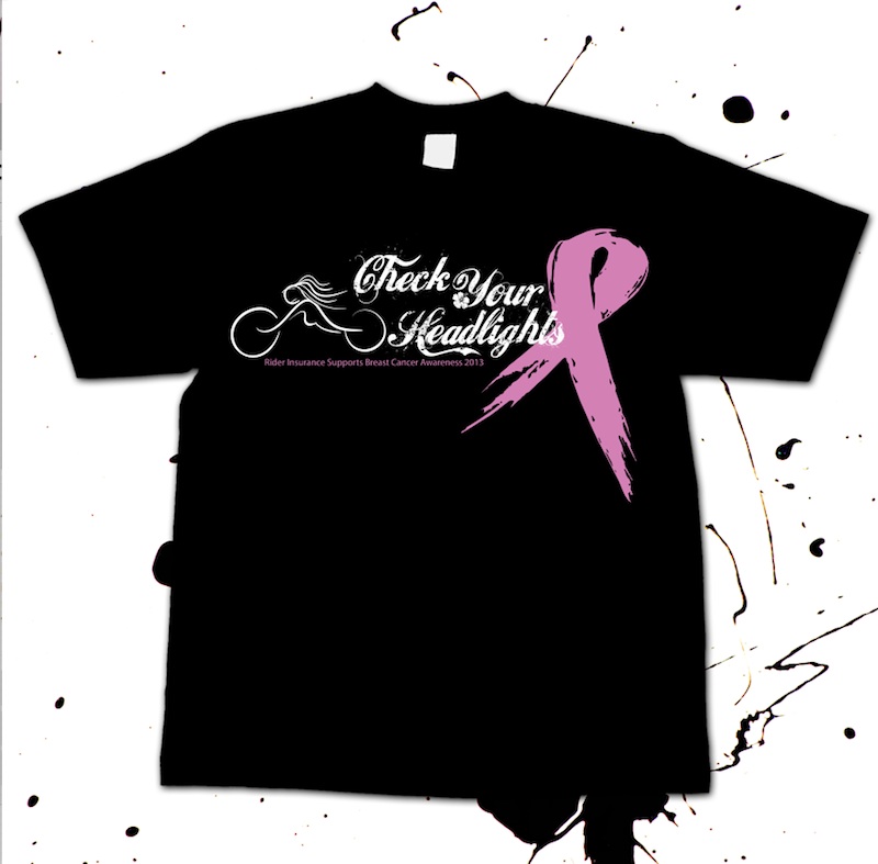 Breast Cancer Awareness Campaign Check Your Headlights Shirt