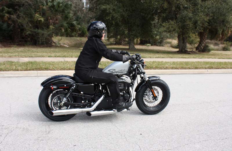 review harley davidson forty eight riding