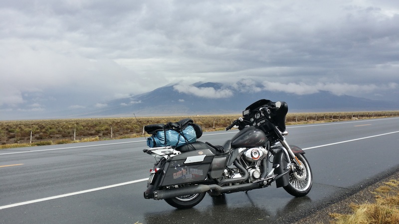 Riding in the rain motorcycles