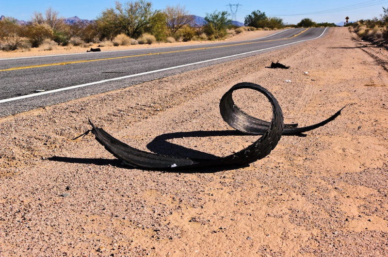 A Shoe on the Side of the Road gators