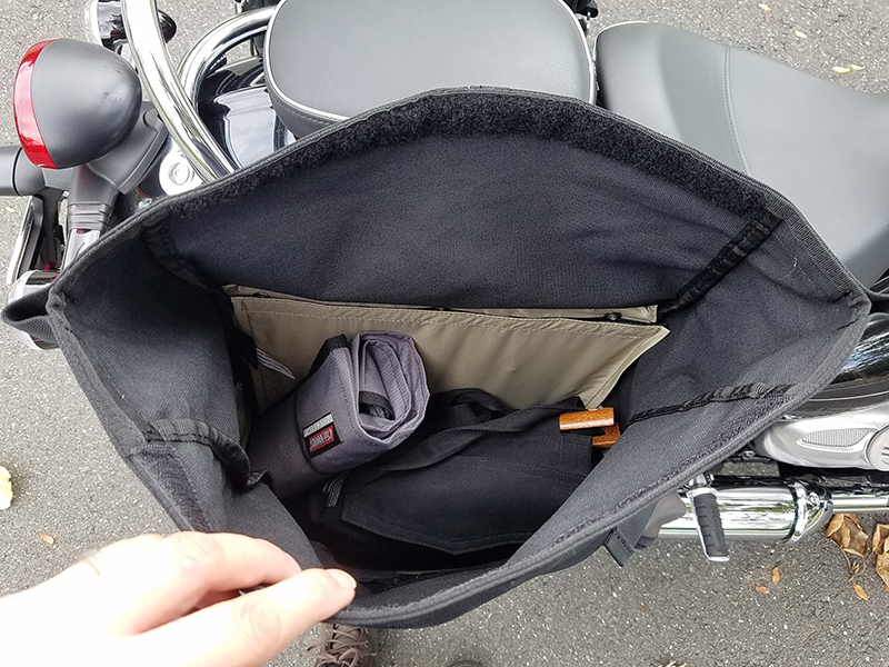 reader review sw-motech legend gear saddlebags inside interior