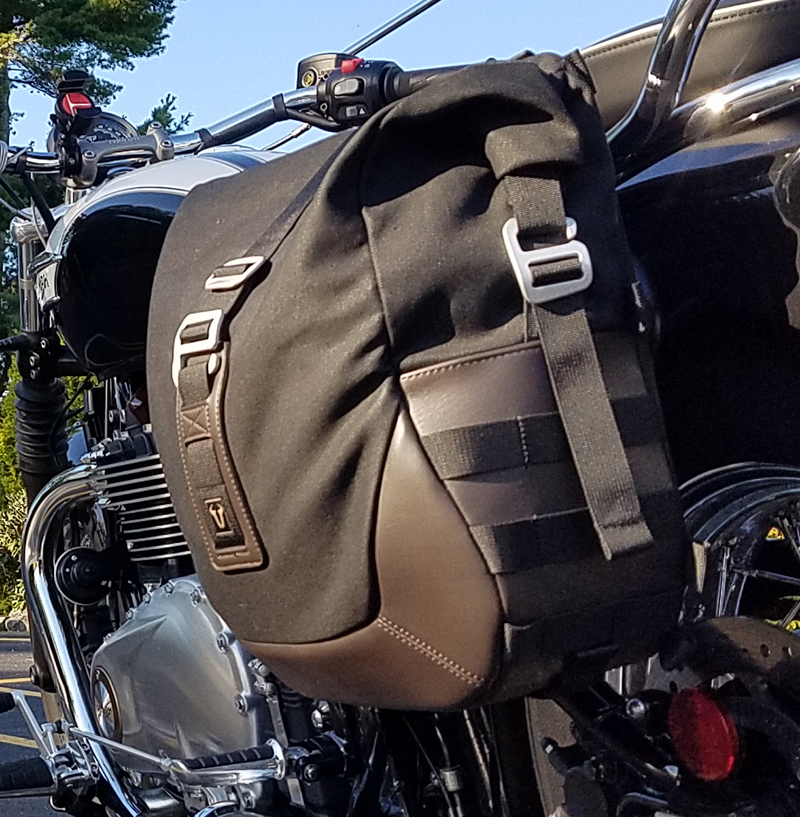 reader review sw-motech legend gear saddlebags bag straps clasp bracket