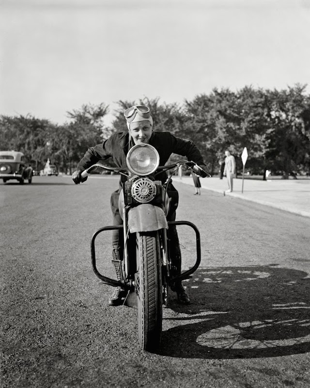 Pioneers the First Woman to Get a Motorcycle License vintage bike