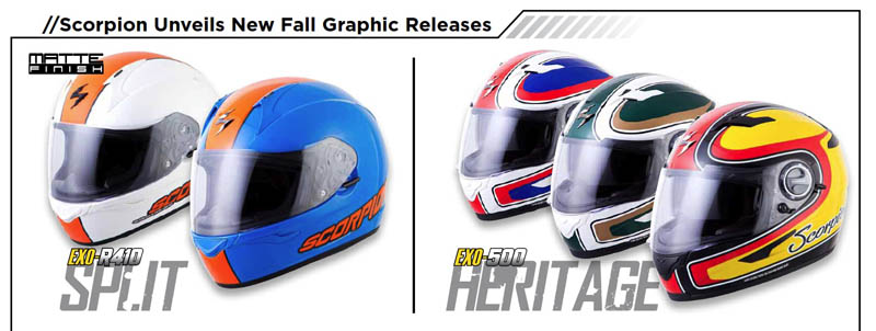 Scorpion Helmets Under $200 New Graphics