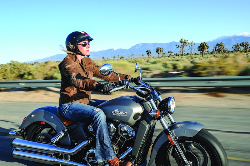 review luscious brown leather jacket from Indian scout