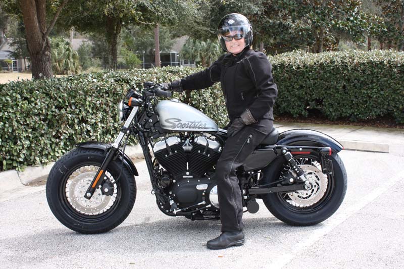 review harley davidson forty eight seat height