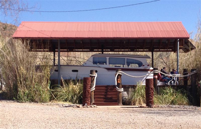 Review Shady Dell Bisbee Arizona chris craft yacht 