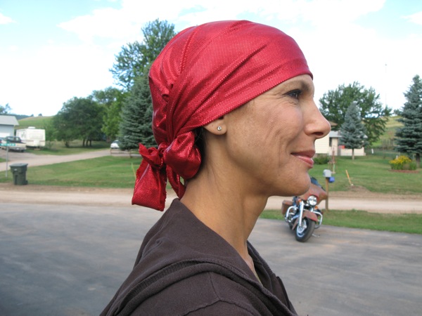 helmets with pigtails