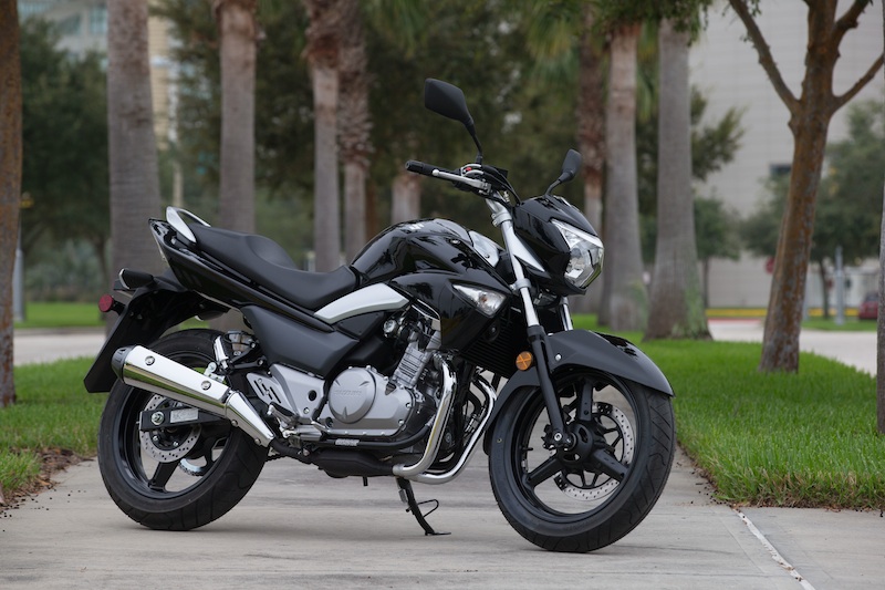 Motorcycle Review 2013 Suzuki GW250 static right side