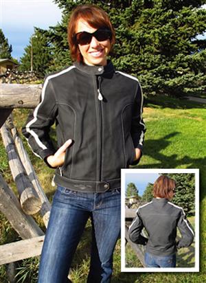 WRN Giveaway create your ultimate motorcycle getaway Suzuki jacket front back