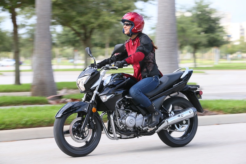 MOTORCYCLE REVIEW: 2013 Suzuki GW250 Women Riders Now