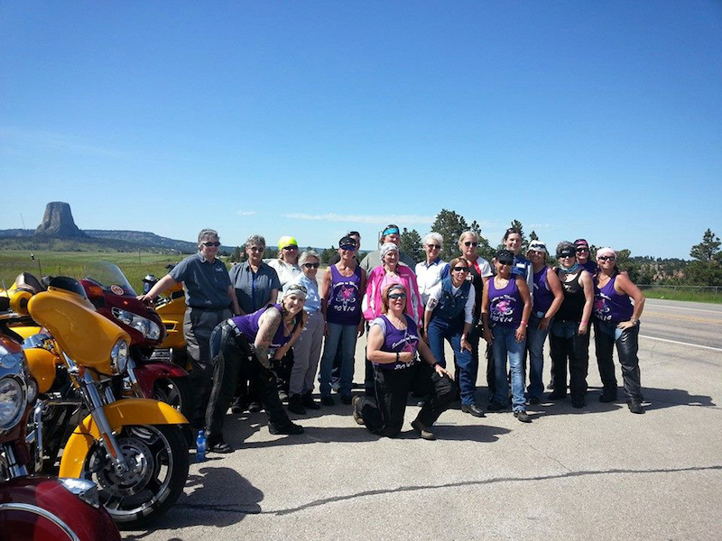 secret success behind womens motorcycle charity ride sweeties on wheelies