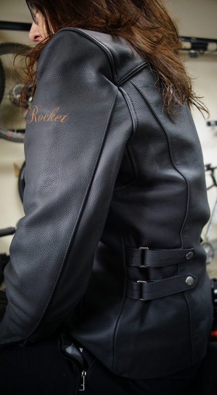 review joe rocket trixie leather jacket adjustable waist