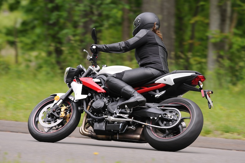 Alpinestars Stella Vika Jacket, Pants Gloves woman riding motorcycle helmet