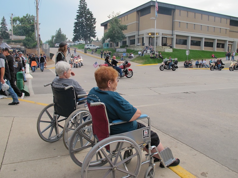 74th Annual Sturgis Motorcycle Rally wheelchair