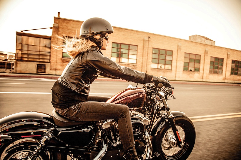 Women Who Ride Motorcycle Happier Sportster