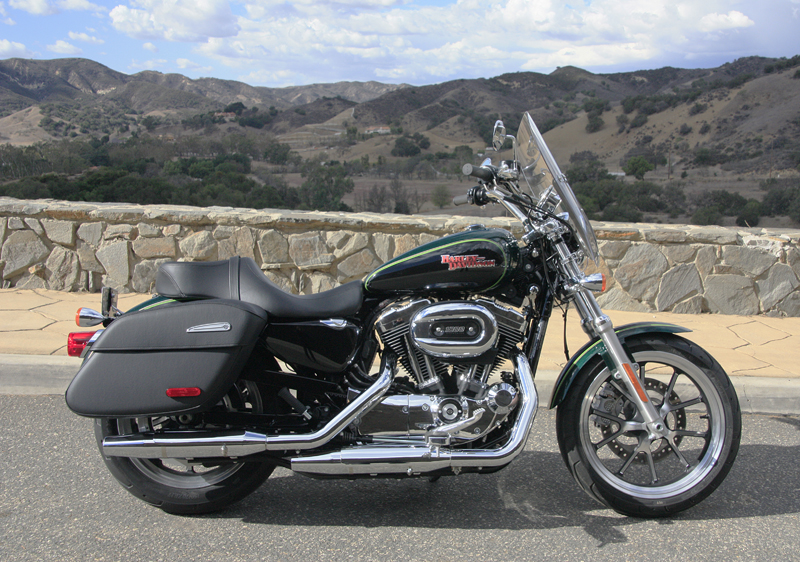 review 2016 harley davidson sportster superlow 1200t green right