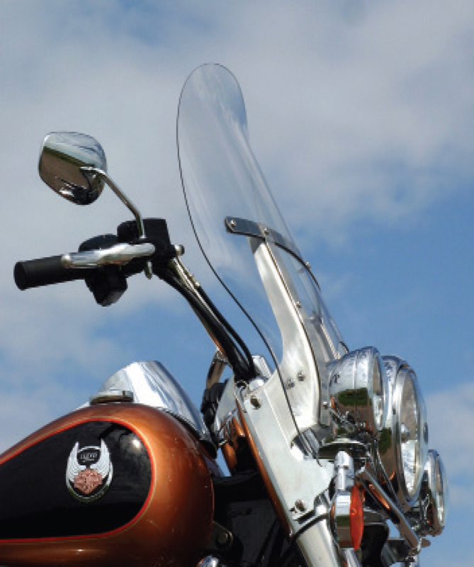 flare windshield now availabl for motorcycles without fairing