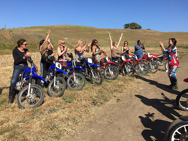 shelina moredas girlz motocamp hosts reality tv star caitlyn jenner and friends