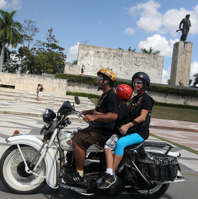 all women motorcycle tour in cuba vintage harley