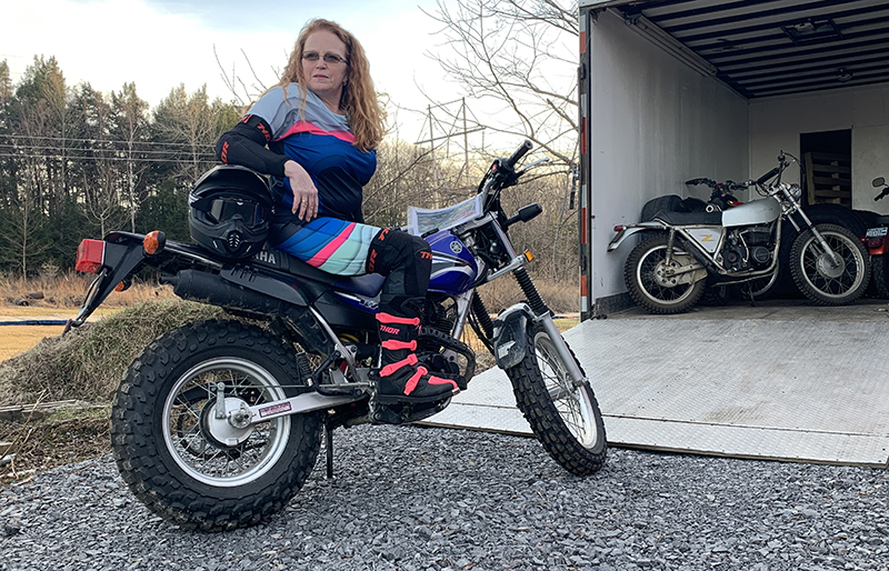 over and out moto womens off road event yamaha 250 maggie gear