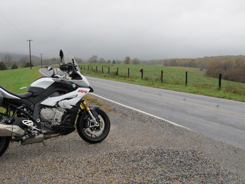 Painted lines on the road, including all yellow and white lines, become very slick in wet conditions, from heavy rain to even a light shower so be aware.