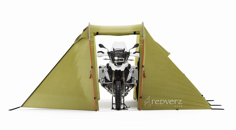 purpose built tents for motorcycle camping