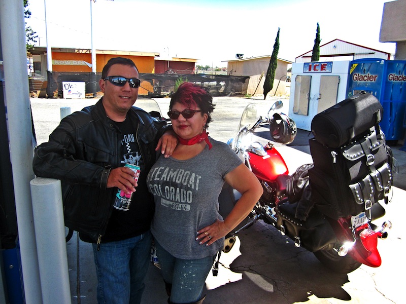 girl and guy ride forever on their motorcycles sash walker steve johnson