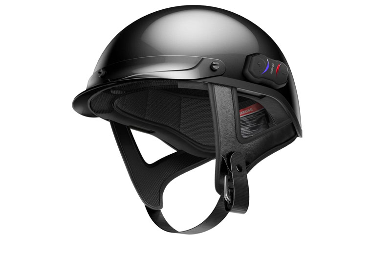 bluetooth half helmet