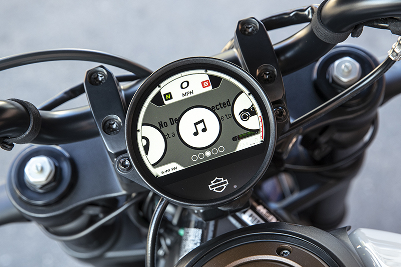 Sportster S TFT display music