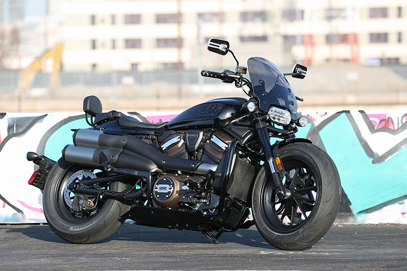 2022 Harley-Davidson Sportster S accessories windshield chrome billet
