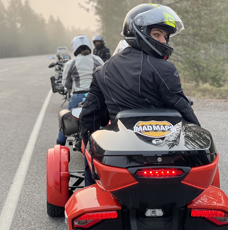 The Suffragist Motorcycle Ride left from Portland, Oregon on July 31, 2021. Some women rode the entire way while many others joined the ride for part of the journey.