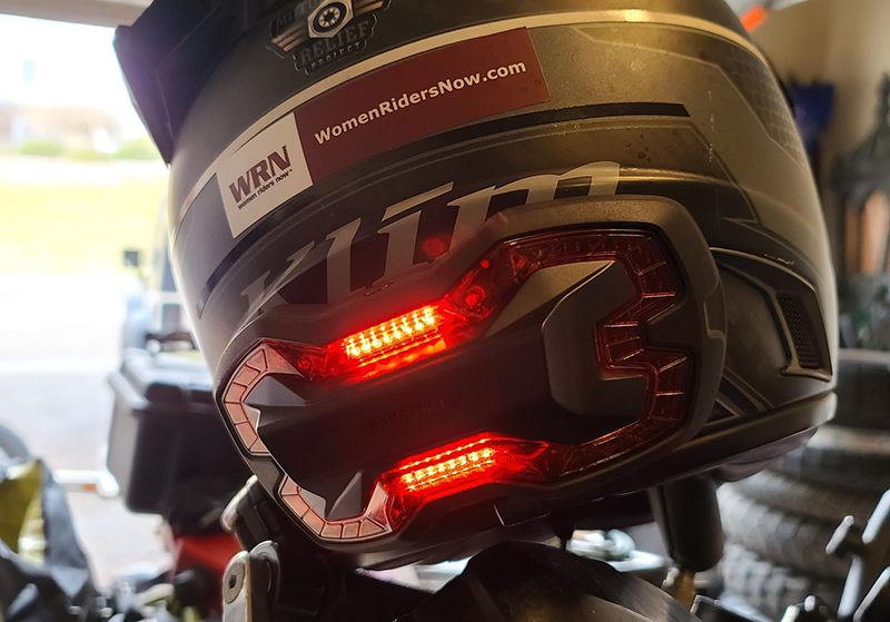 Brake Free helmet light stealth economy mode