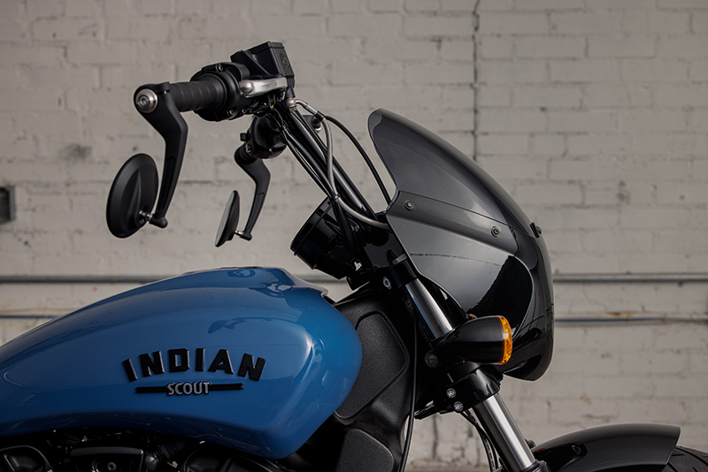 Indian rogue bar end mirrors