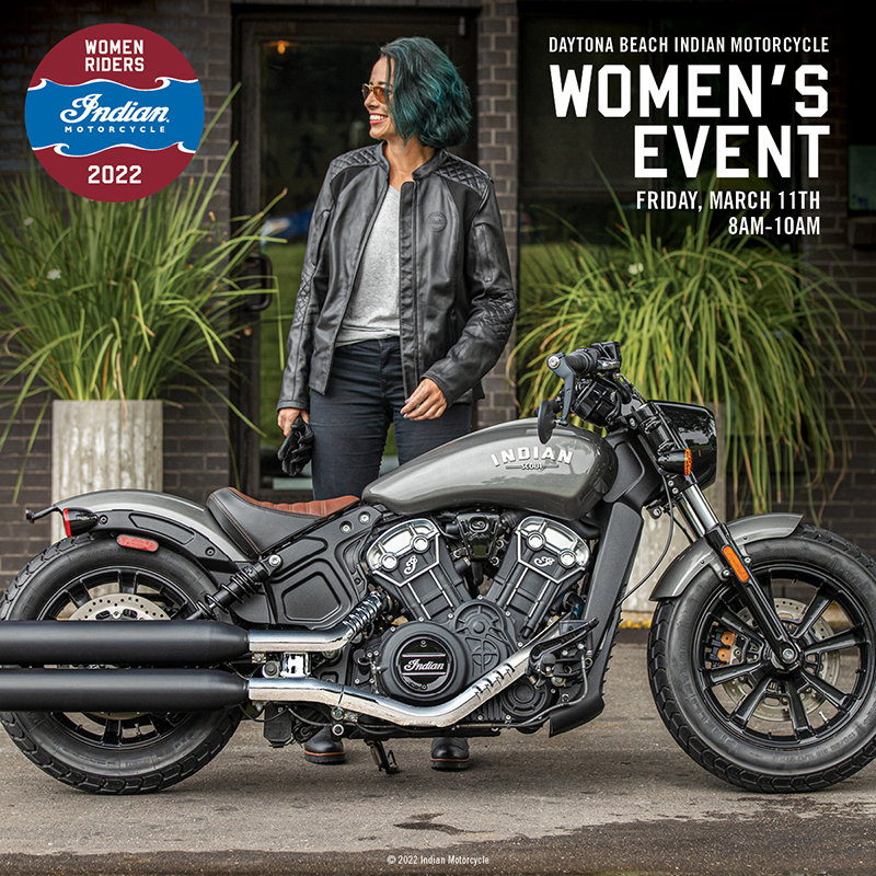 Indian women's demo event Daytona Bike Week