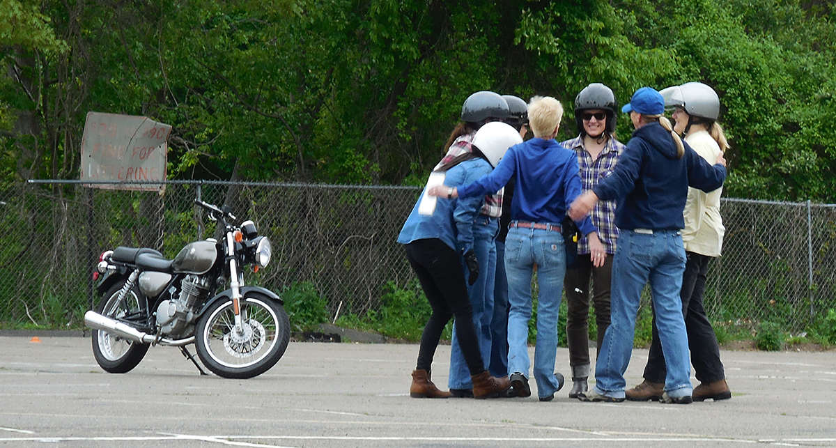 womens motorcycle class