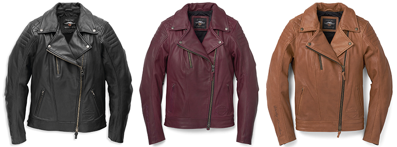 Review: Harley-Davidson Women’s Bezel Biker Collar Leather Jacket ...