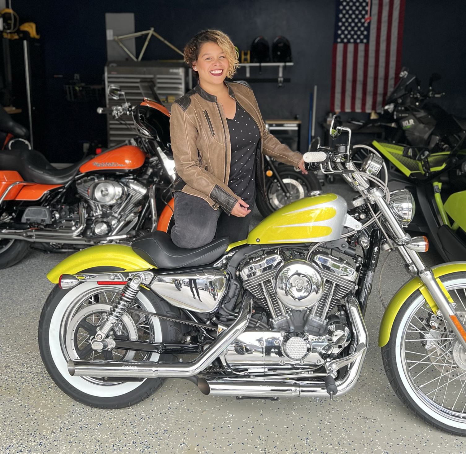 Veteran and motorcycle enthusiast Giavona Williams is the founder and spirit behind the Tally Bike Fest. 