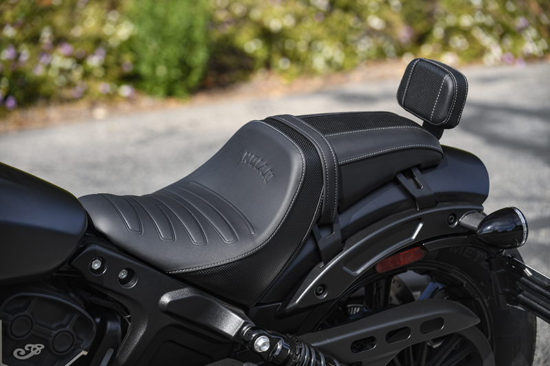 Indian Scout Rogue accessory seat backrest
