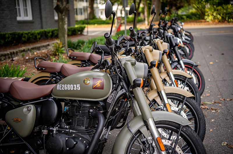 The Signal 350s are inspired by Royal Enfield’s association with the Indian armed forces, commemorating 65 years of working with the Indian army.