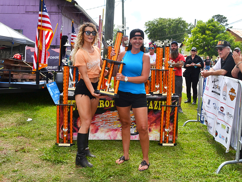 There were plenty of trophies to hand out, and several women-owned motorcycles took away prizes.