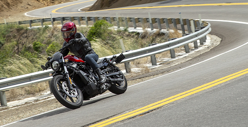 Sporster Nightster woman riding