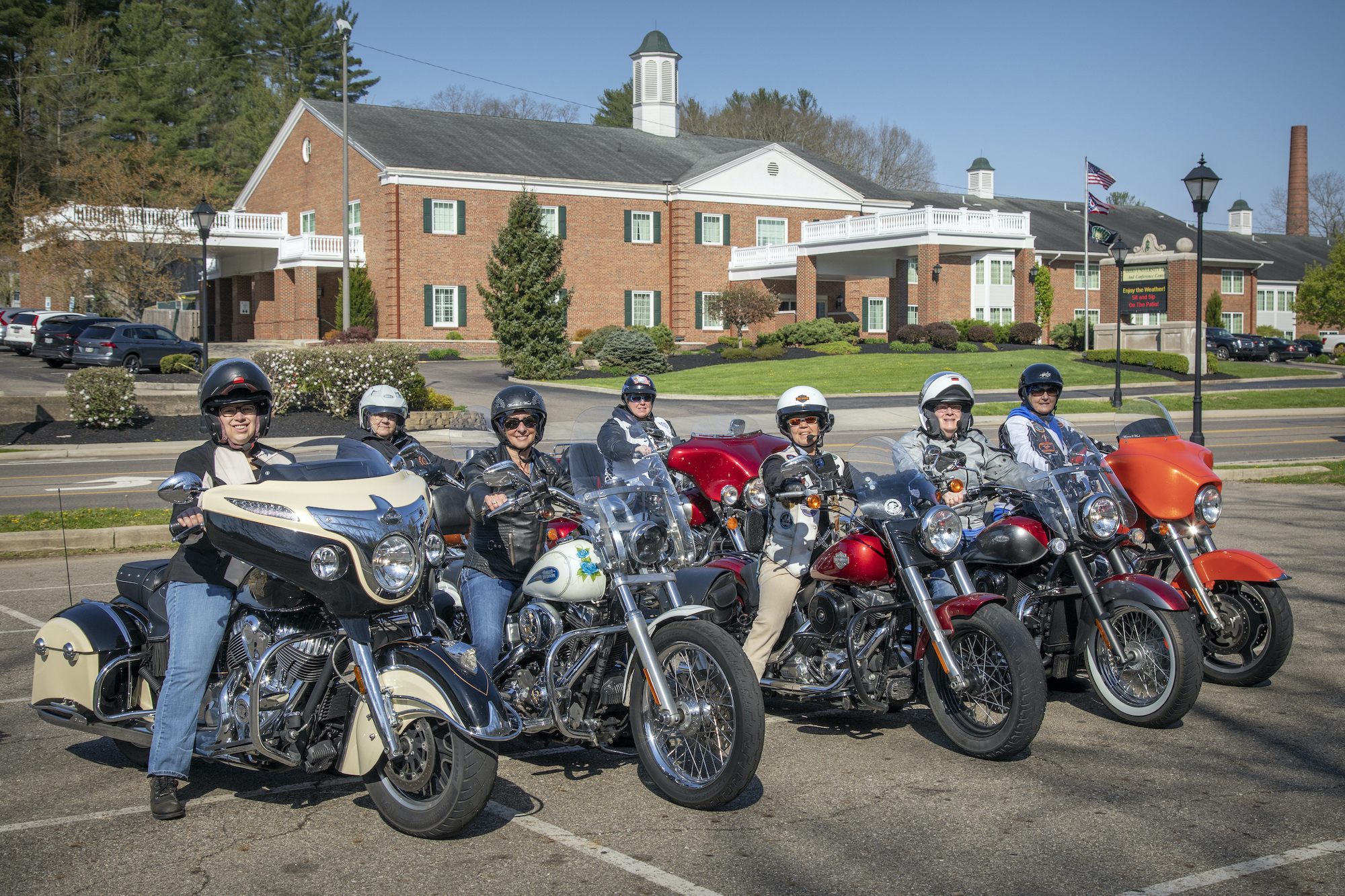 Join other women riders on this innaugural women's rally in beautiful Athens, Ohio. [Photograph by Joel Prince]