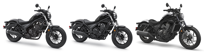 Difference between honda rebel deals 300 and 500