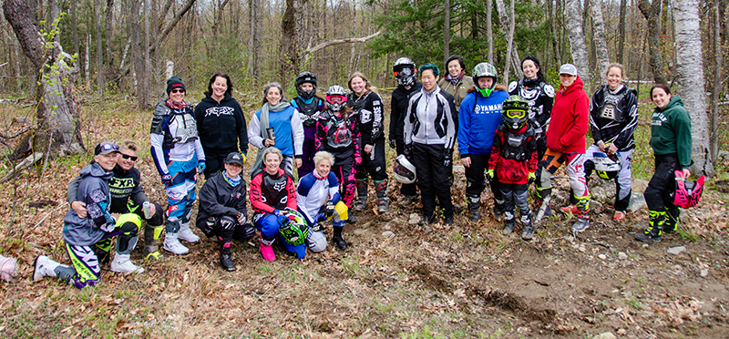 Taking an all-women’s class to learn to ride, like the Dirty Girls dirt bike training, is a great way to have fun in a non-competitive atmosphere. And you make great friends while learning something new.
