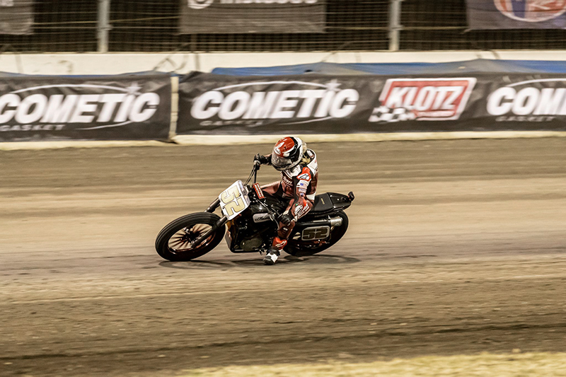 Known as the “First Lady of Flat Track,” Shayna is a key rider for Indian’s Wrecking Crew, piloting the FTR 750, the race version of the popular <a href="https://womenridersnow.com/new-bike-review-indian-motorcycle-ftr-1200-s/" target="_blank" rel="noopener">
 FTR 1200 S </a>street bike.
