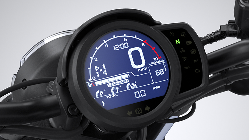 Honda Rebel 1100 dash LED display