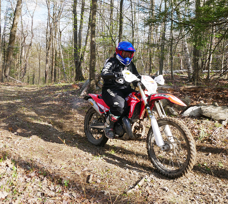 Marika Krejci and Greg Palmart have women-only dirt bike riding classes called Dirty Girls where all levels of dirt bike riders are able to learn and practice their skills.