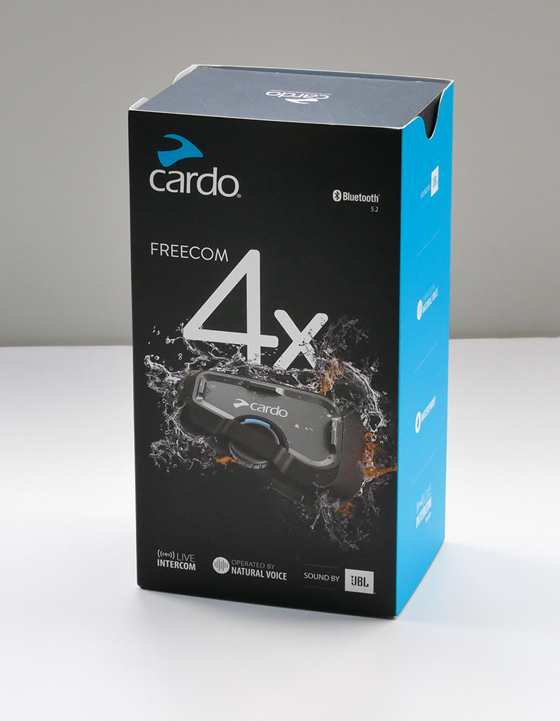 Cardo’s Freecom series systems are currently offered in 3 varieties: Freecom 1+ ($125.95), Freecom 2X ($219.95), and the unit we tested, the Freecom 4X ($269.95).